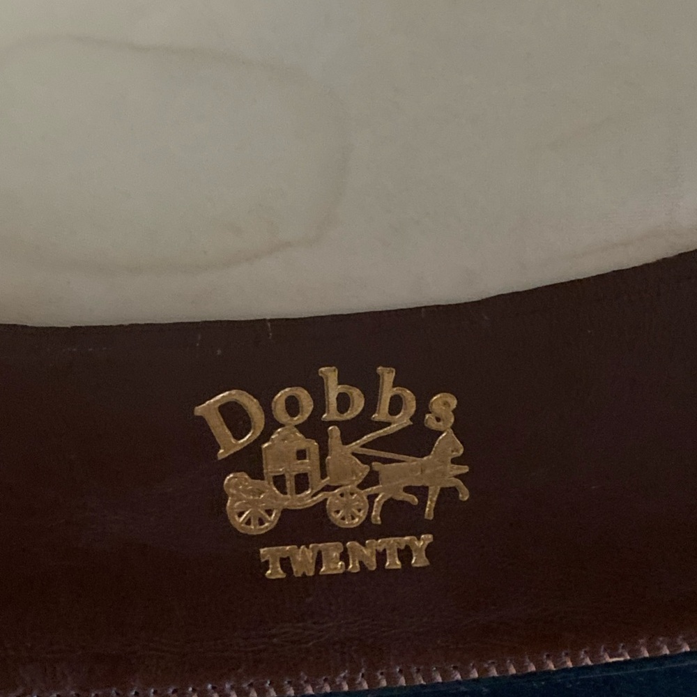 Dobbs Fifth Avenue New York Hat Black Felt Twenty Fedora (READ)👇 7 1/4 - Picture 7 of 11